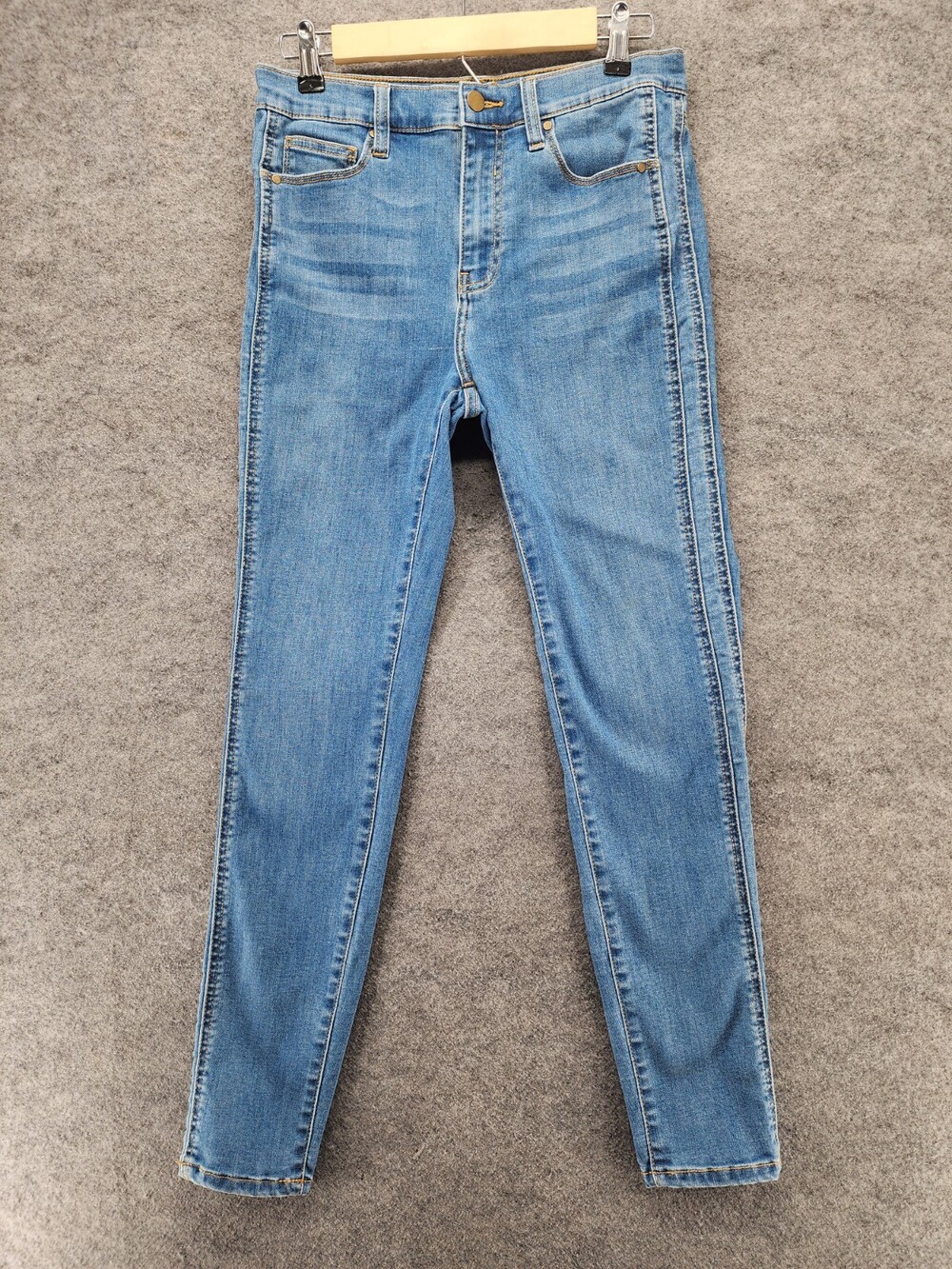 Crescent Drive Jeans Womens 29 Skinny Leg Blue Denim